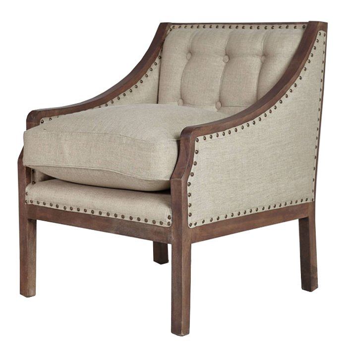 Кресло Shelter Arm Chair Бежевый Кресло Shelter Arm Chair Бежевый в Орле | Loft Concept