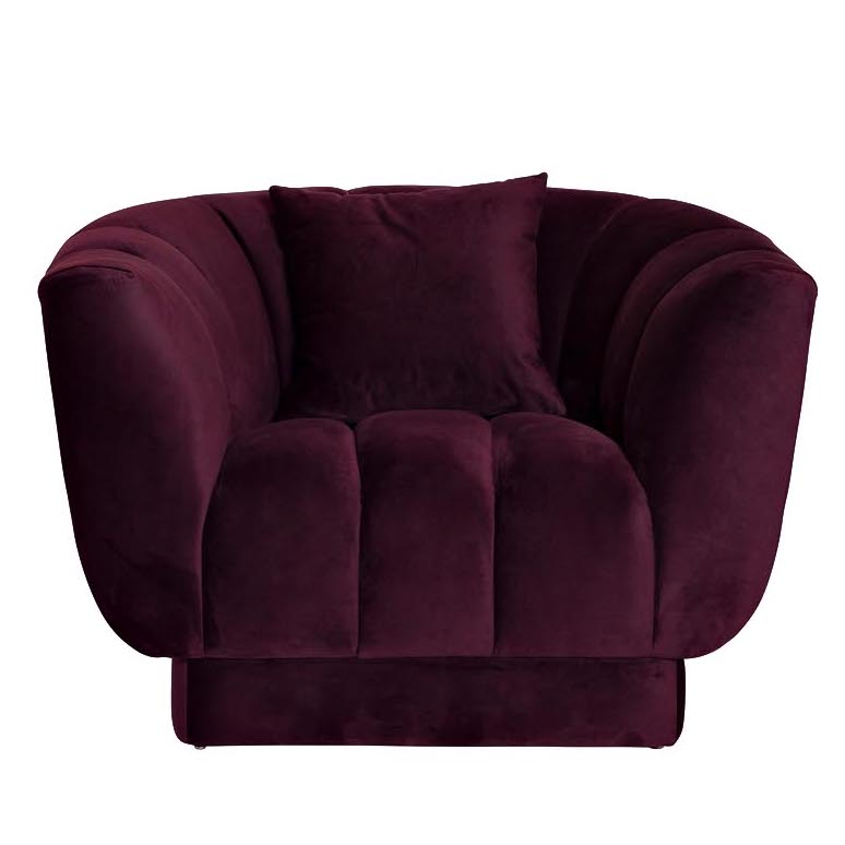 Кресло Miss Armchair Пурпурно-фиолетовый Кресло Miss Armchair Пурпурно-фиолетовый в Орле | Loft Concept