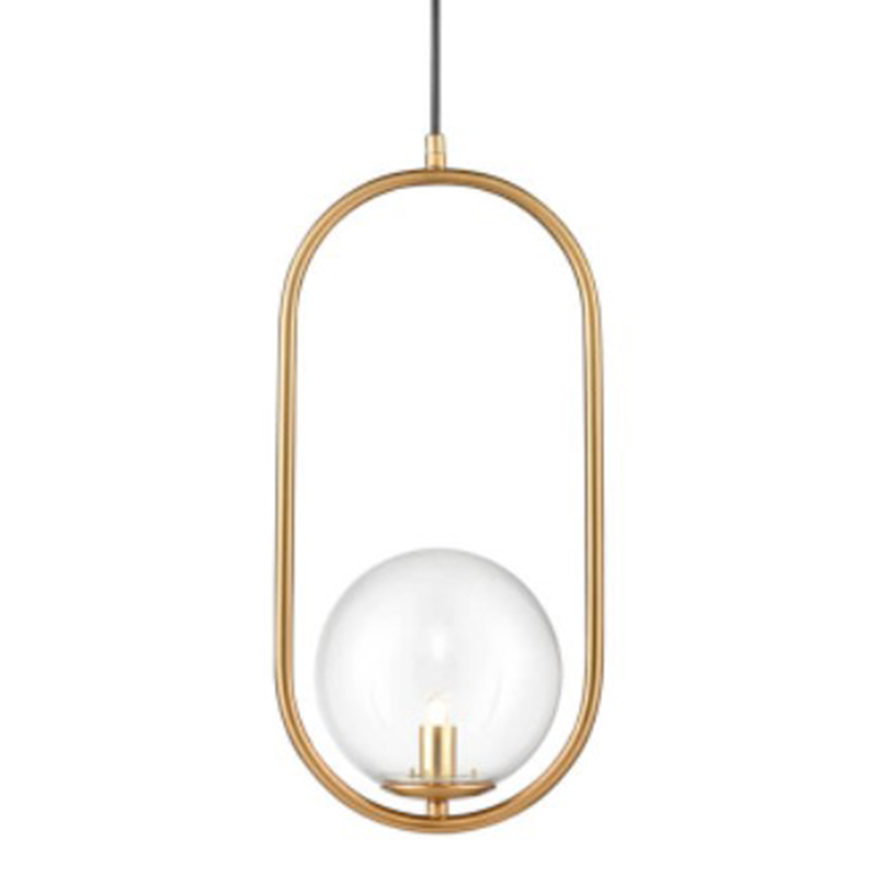Подвесной светильник B.LUX C Ball oval gold Золотой Прозрачное Стекло Подвесной светильник B.LUX C Ball oval gold Золотой Прозрачное Стекло в Орле | Loft Concept