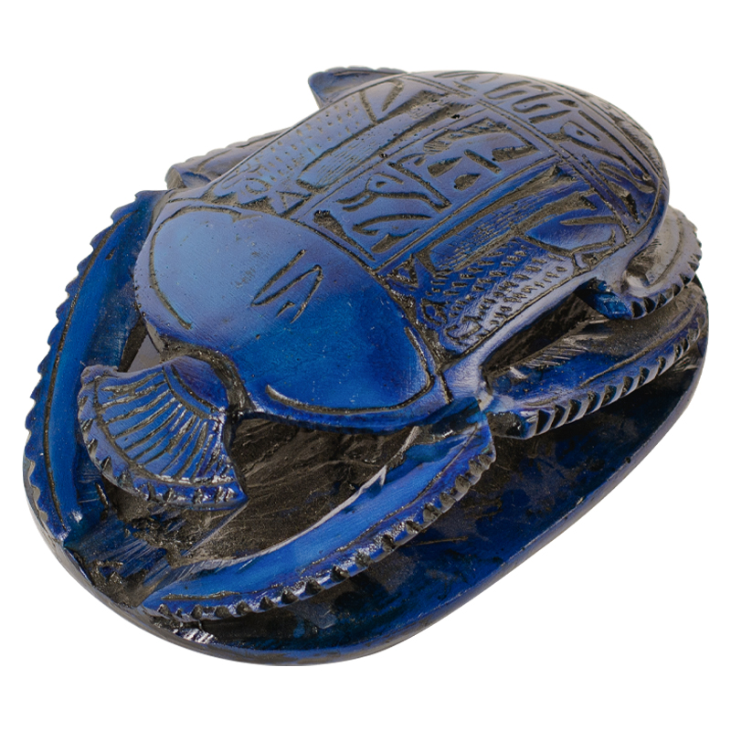Статуэтка Скарабей Scarab Beetle blue Синий Статуэтка Скарабей Scarab Beetle blue Синий в Орле | Loft Concept
