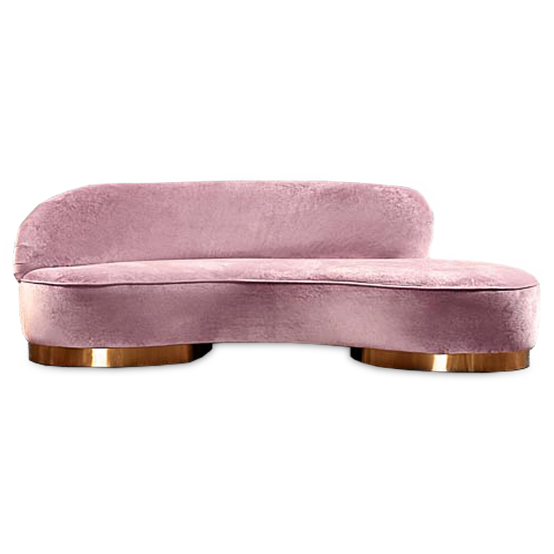 Диван Pink Marshmallows Softness Розовый Глянцевое золото Диван Pink Marshmallows Softness Розовый Глянцевое золото в Орле | Loft Concept
