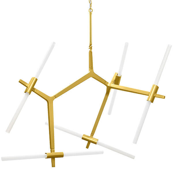 Люстра Агнес Chandelier Gold 10 Золотой Белый Люстра Агнес Chandelier Gold 10 Золотой Белый в Орле | Loft Concept