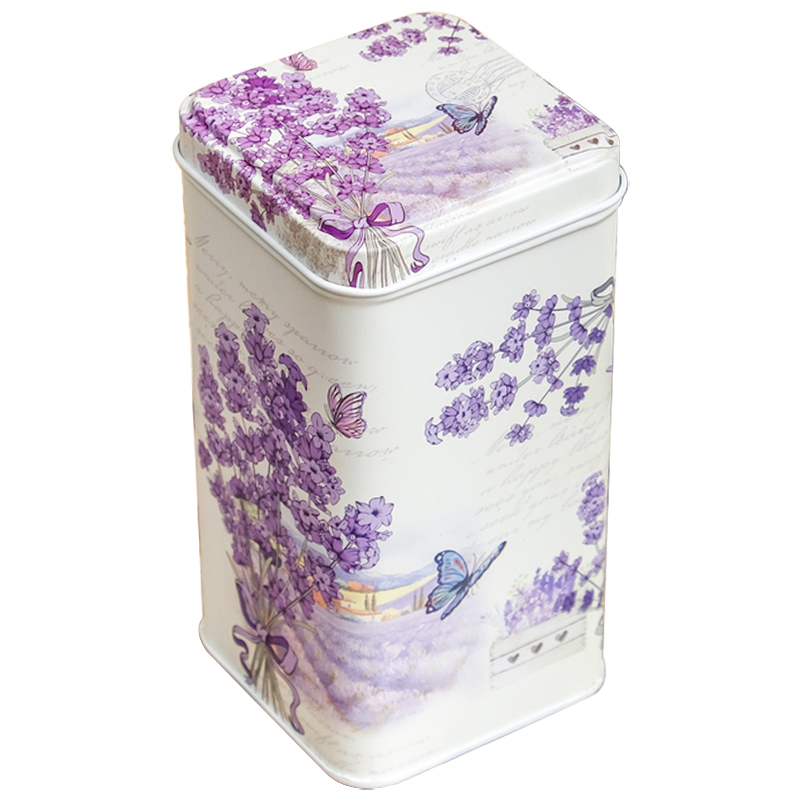 Шкатулка металлическая Lavender Bouquet Metal Box Бежевый Сиреневый Мульти Шкатулка металлическая Lavender Bouquet Metal Box Бежевый Сиреневый Мульти в Орле | Loft Concept