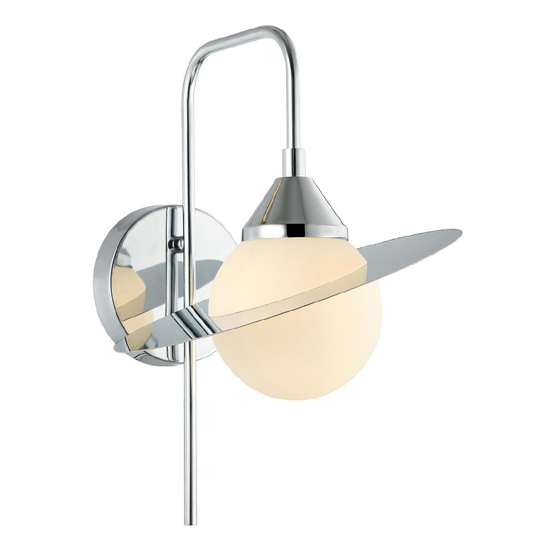 Бра Phainon Chrome Wall Lamp Хром Белый Бра Phainon Chrome Wall Lamp Хром Белый в Орле | Loft Concept