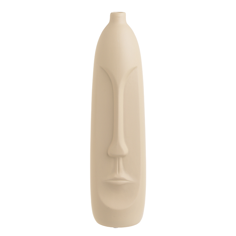 Ваза Face Ceramic Vase Бежевый Ваза Face Ceramic Vase Бежевый в Орле | Loft Concept