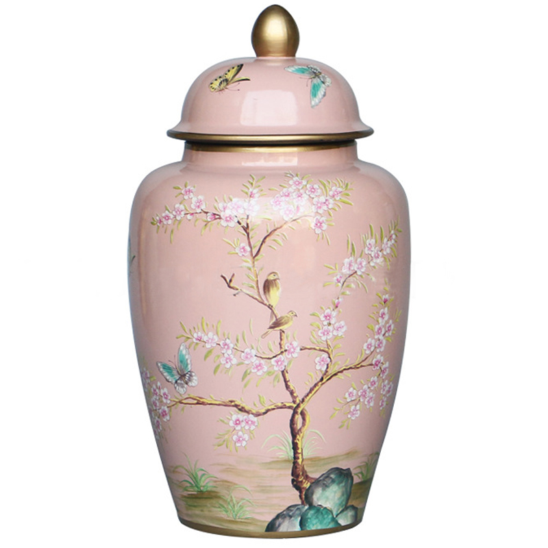 Ваза с крышкой Pink Tree Garden Vase Розовый Мульти Ваза с крышкой Pink Tree Garden Vase Розовый Мульти в Орле | Loft Concept
