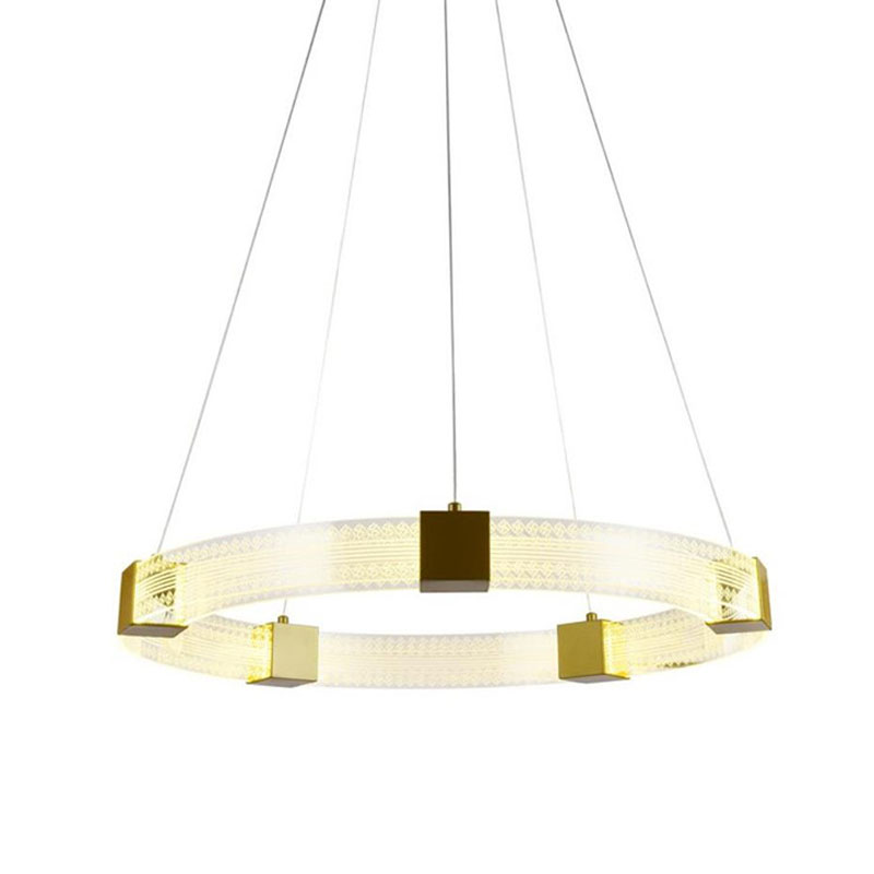 Подвесной Светильник Кольцо Ring Horizontal Ornament Meander 1 Золотой Прозрачный Подвесной Светильник Кольцо Ring Horizontal Ornament Meander 1 Золотой Прозрачный в Орле | Loft Concept