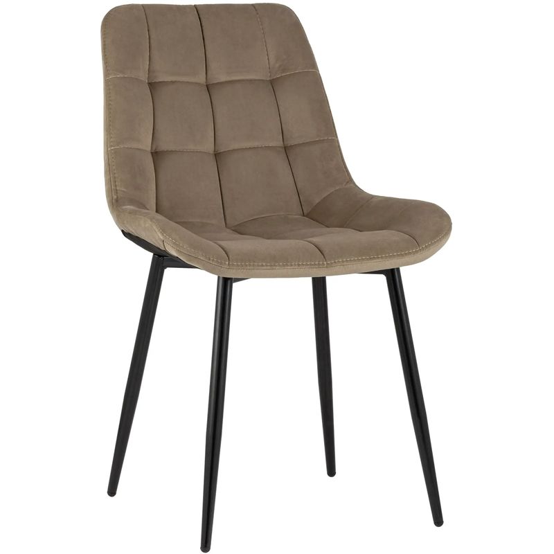 Стул NANCY Chair Коричневый Велюр Черные ножки Коричневый Черный Стул NANCY Chair Коричневый Велюр Черные ножки Коричневый Черный в Орле | Loft Concept