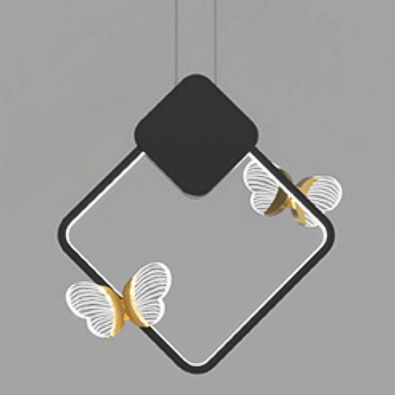 Светильник Butterfly Black Rhombus Прозрачный Черный Золотой Светильник Butterfly Black Rhombus Прозрачный Черный Золотой в Орле | Loft Concept