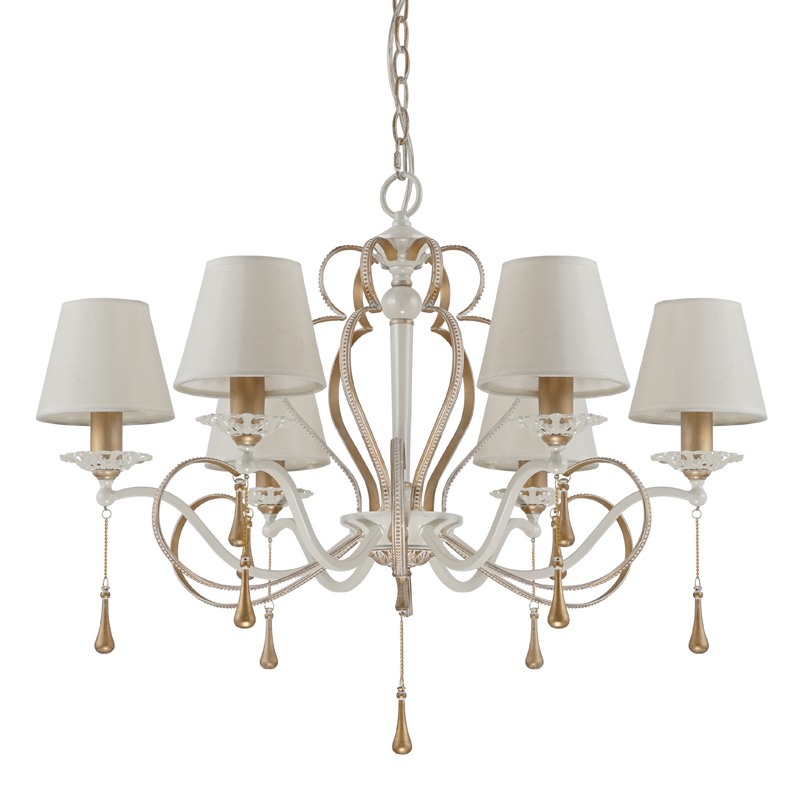 Люстра Batiste Chandelier 71 Золотой Белый Люстра Batiste Chandelier 71 Золотой Белый в Орле | Loft Concept