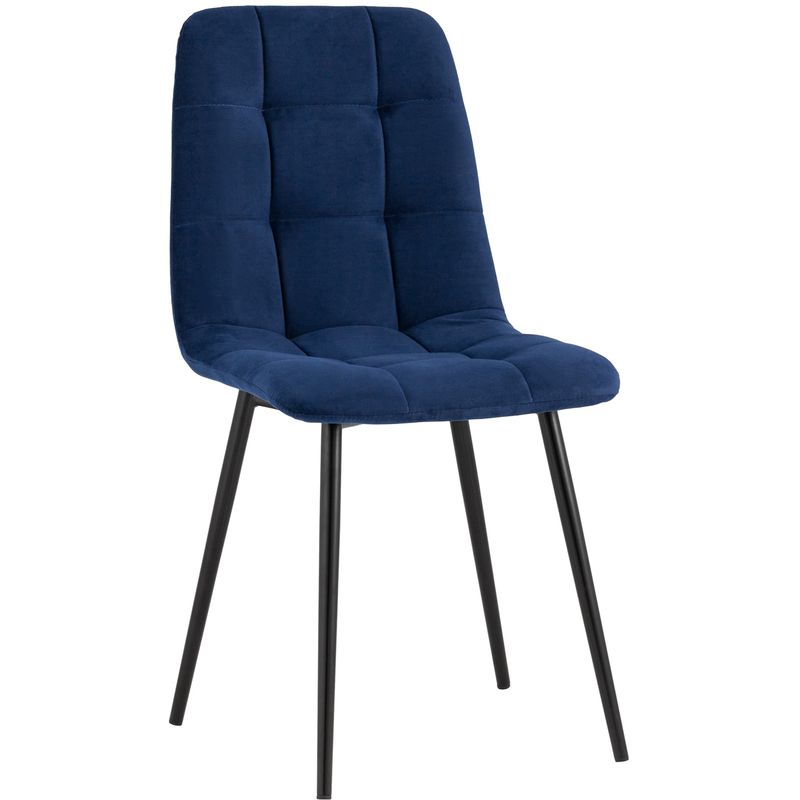 Стул NANCY S-2 Chair Синий Индиго Индиго Черный Стул NANCY S-2 Chair Синий Индиго Индиго Черный в Орле | Loft Concept