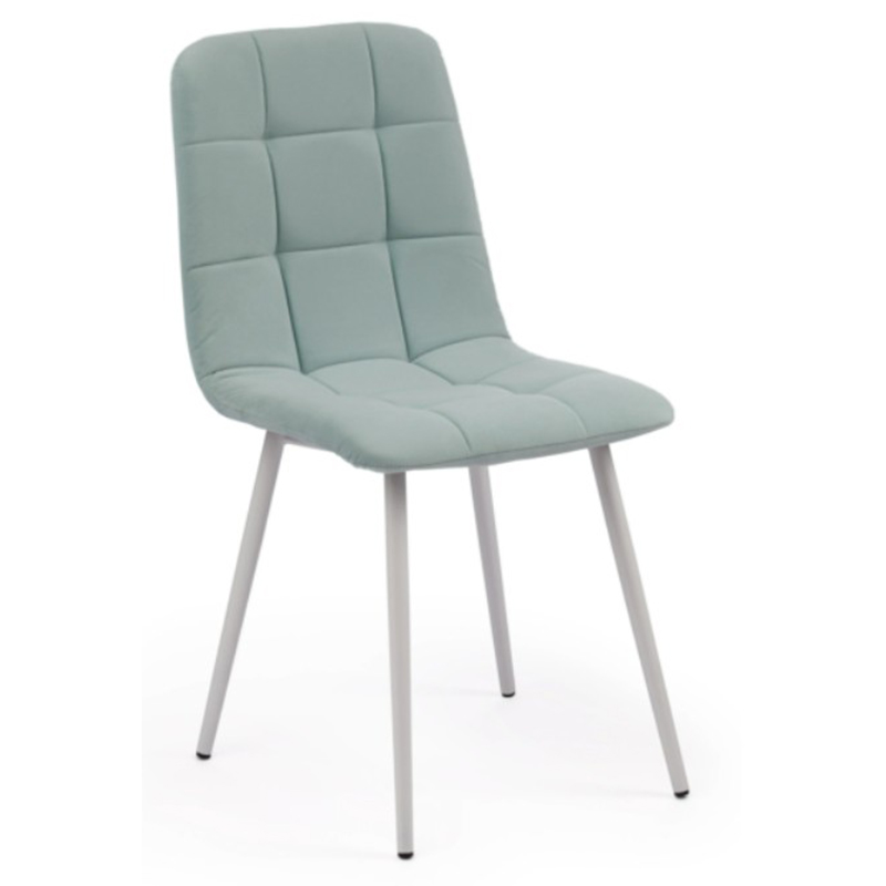 Стул Nancy Velour Light Blue Chair Светло-голубой Черный Стул Nancy Velour Light Blue Chair Светло-голубой Черный в Орле | Loft Concept