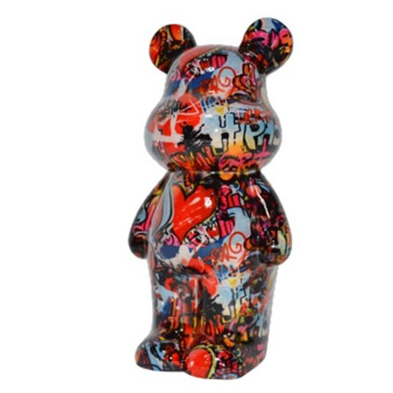 Статуэтка Graffiti Bear red Мульти Статуэтка Graffiti Bear red Мульти в Орле | Loft Concept