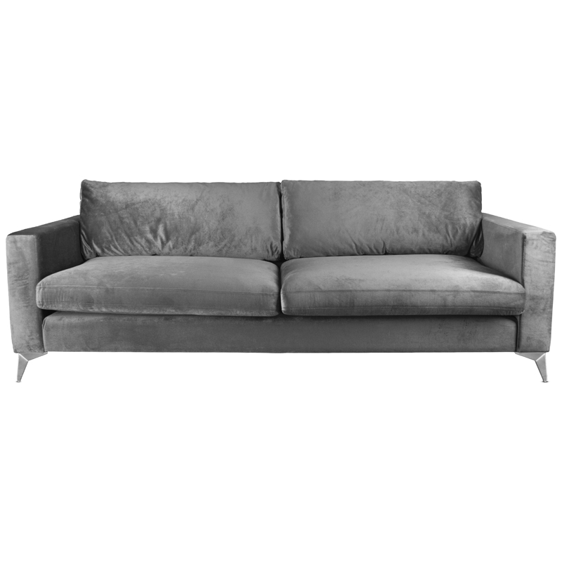 Диван Стокгольм Stockholm Sofa Серый Нержавеющая сталь Диван Стокгольм Stockholm Sofa Серый Нержавеющая сталь в Орле | Loft Concept