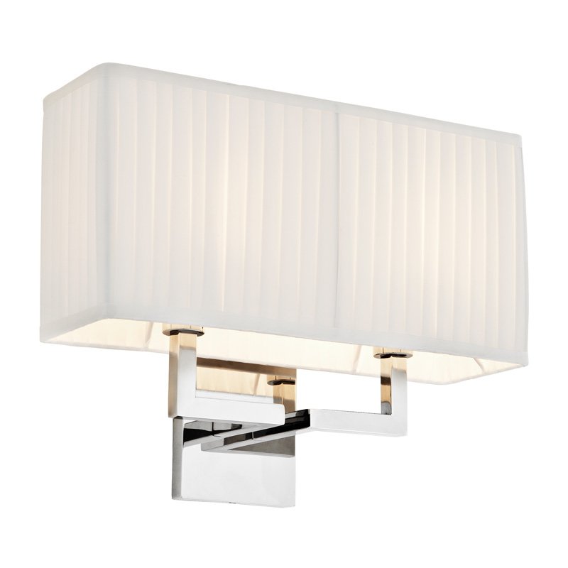 Бра Wall Lamp Westbrook Nickel Никель Белый Бра Wall Lamp Westbrook Nickel Никель Белый в Орле | Loft Concept
