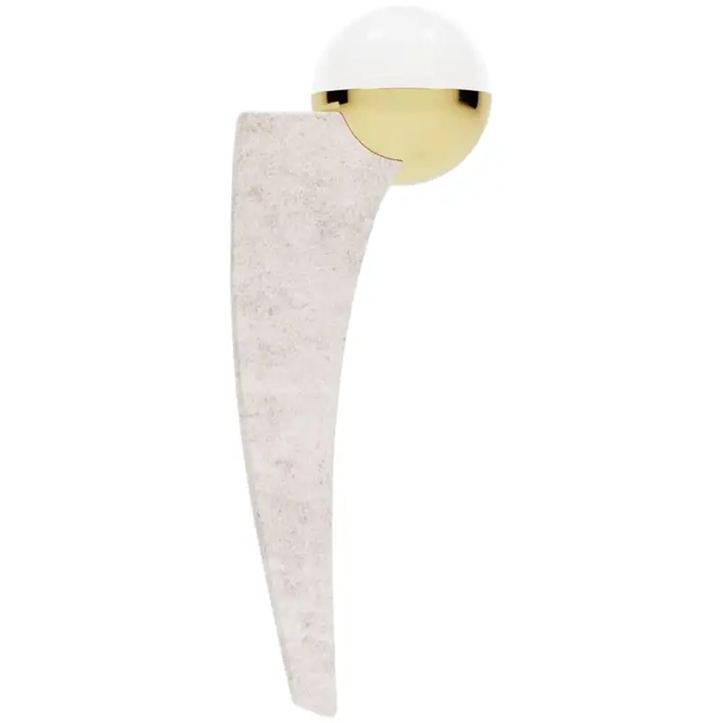 Бра Modern Classic Microcement Form Lamp by Masquespacio Белый Золотой Бежево-серый Бра Modern Classic Microcement Form Lamp by Masquespacio Белый Золотой Бежево-серый в Орле | Loft Concept