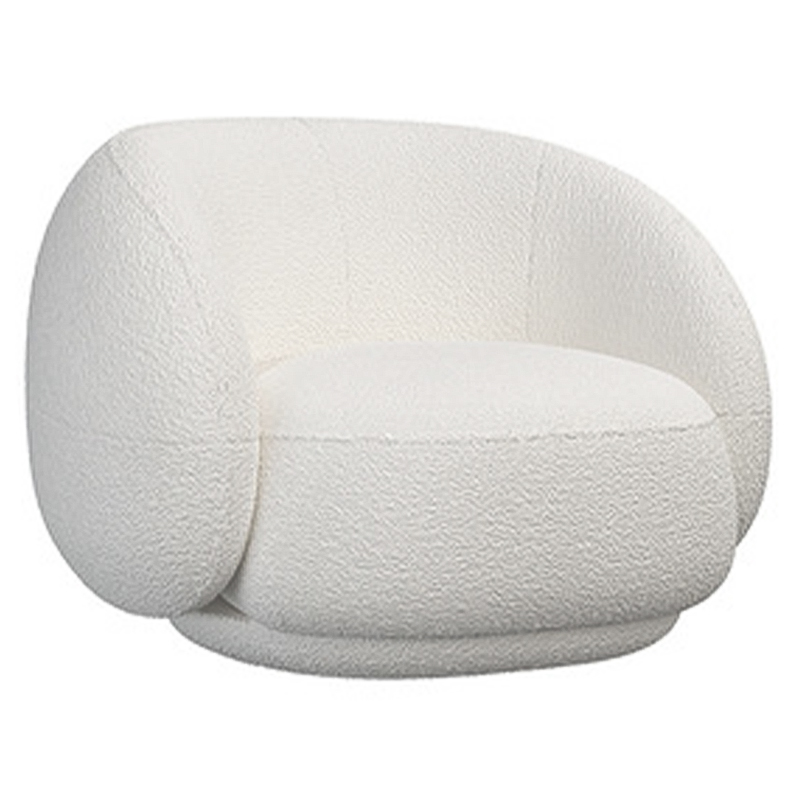 Кресло Irwin White Boucle Collection Armchair Белый Кресло Irwin White Boucle Collection Armchair Белый в Орле | Loft Concept