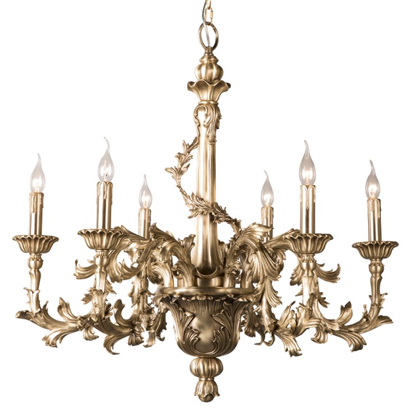 Люстра Baroque Chandelier Латунь Люстра Baroque Chandelier Латунь в Орле | Loft Concept