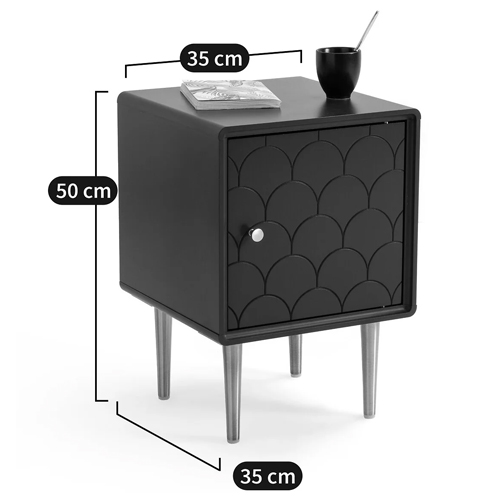 Тумба с одной дверцей Scale Ornament Blue Nightstand Тумба с одной дверцей Scale Ornament Blue Nightstand в Орле