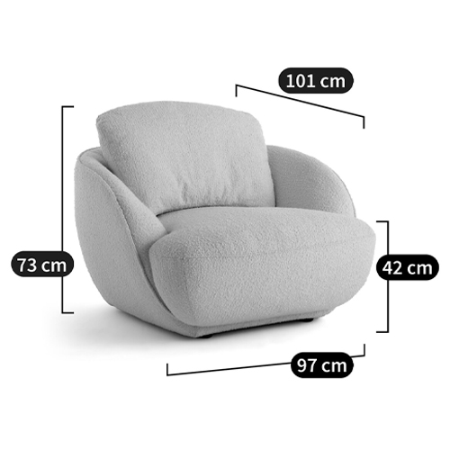 Полукруглое мягкое кресло Halle Green Armchair в Орле