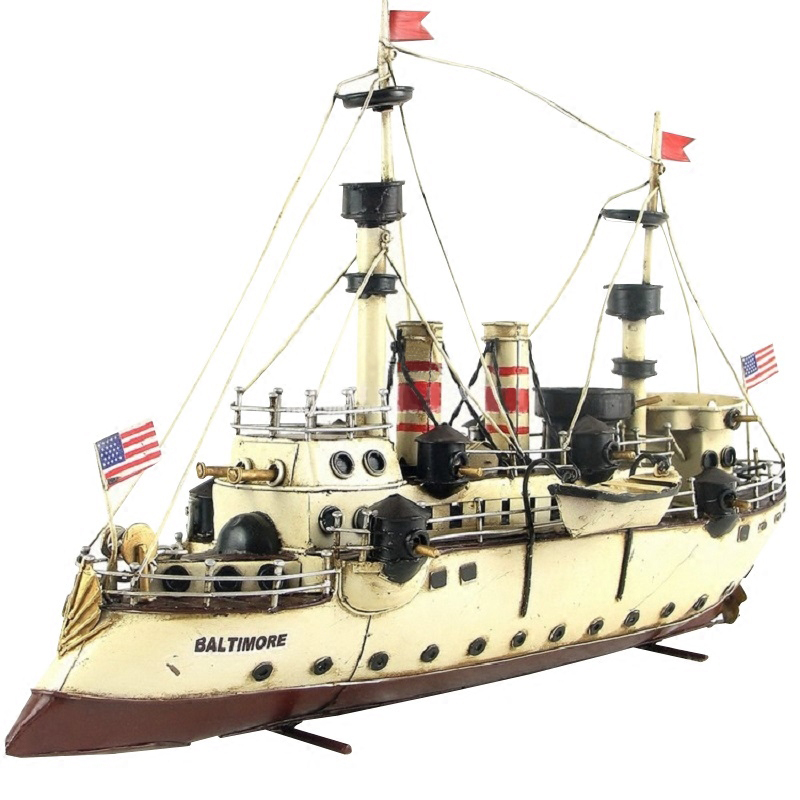 Статуэтка Baltimore Ship Бежевый Коричневый Статуэтка Baltimore Ship Бежевый Коричневый в Орле | Loft Concept