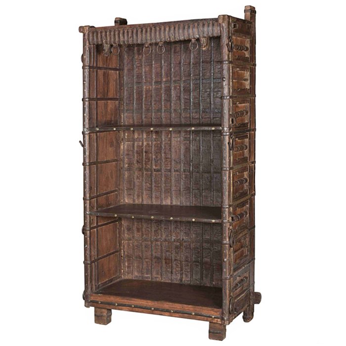 Старинный стеллаж Rajasthan shelving Коричневый винтаж Старинный стеллаж Rajasthan shelving Коричневый винтаж в Орле | Loft Concept
