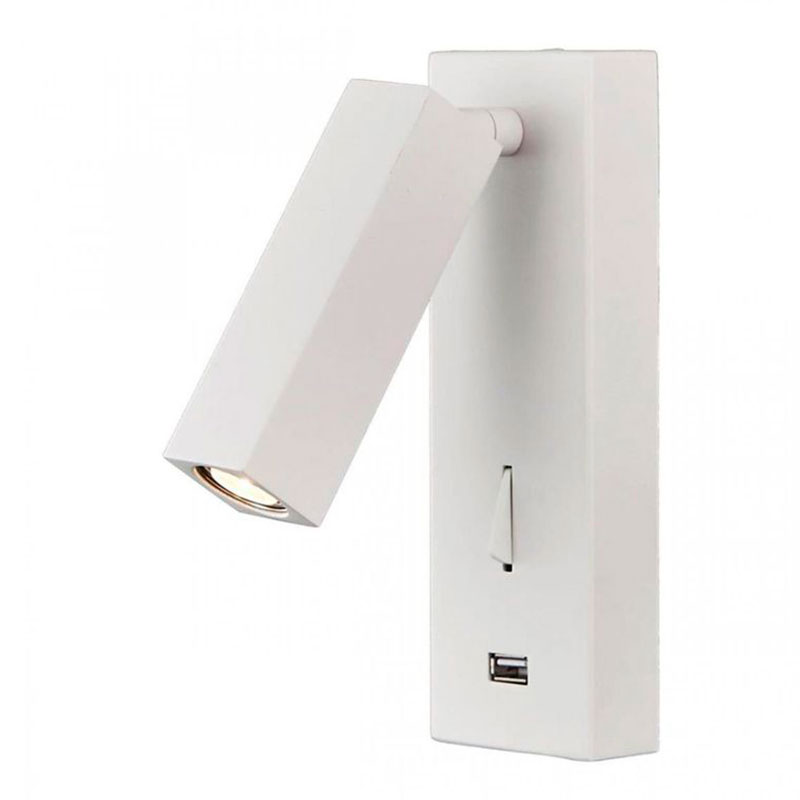 Бра Chelsom WALL LED DOCK White USB Белый в Орле | Loft Concept 