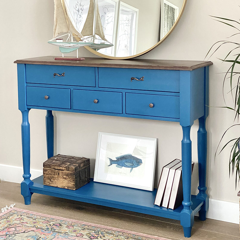 Консоль Jailene Console Синий Консоль Jailene Console Синий в Орле | Loft Concept