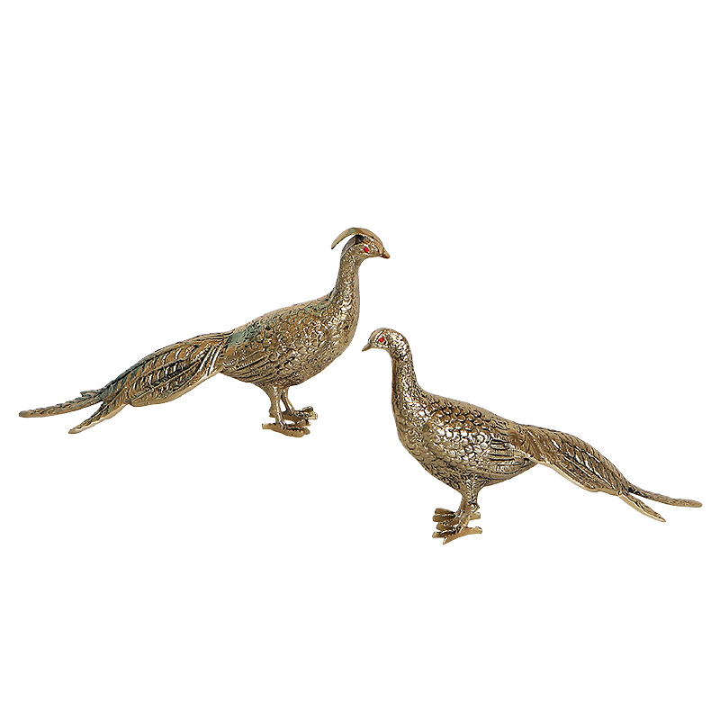 Статуэтка бронзовая пара Павлины Bronze Birds Бронза Статуэтка бронзовая пара Павлины Bronze Birds Бронза в Орле | Loft Concept