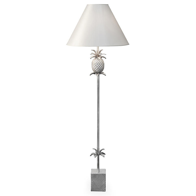 Торшер FLOOR LAMP PINEAPPLE CONE white Алюминий Белый Торшер FLOOR LAMP PINEAPPLE CONE white Алюминий Белый в Орле | Loft Concept