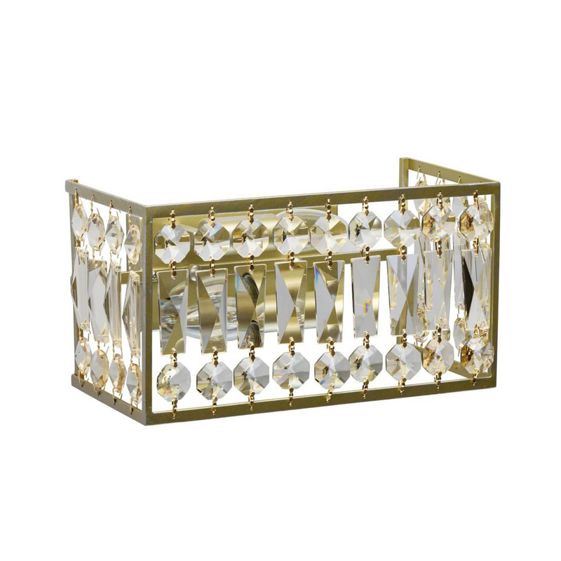 Бра Crystal Inserts Lamp Золотой Прозрачное Стекло Бра Crystal Inserts Lamp Золотой Прозрачное Стекло в Орле | Loft Concept
