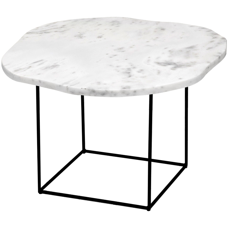 Кофейный стол с белой мраморной столешницей Gillespie Coffee Table White Белый Черный Кофейный стол с белой мраморной столешницей Gillespie Coffee Table White Белый Черный в Орле | Loft Concept