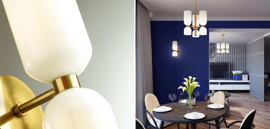 Бра Articolo Double Cup Золотое Бра Articolo Double Cup Золотое - Loft-Concept в Орле