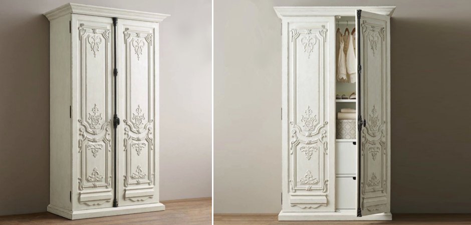 Шкаф French Distressed White Шкаф French Distressed White - Loft-Concept в Орле