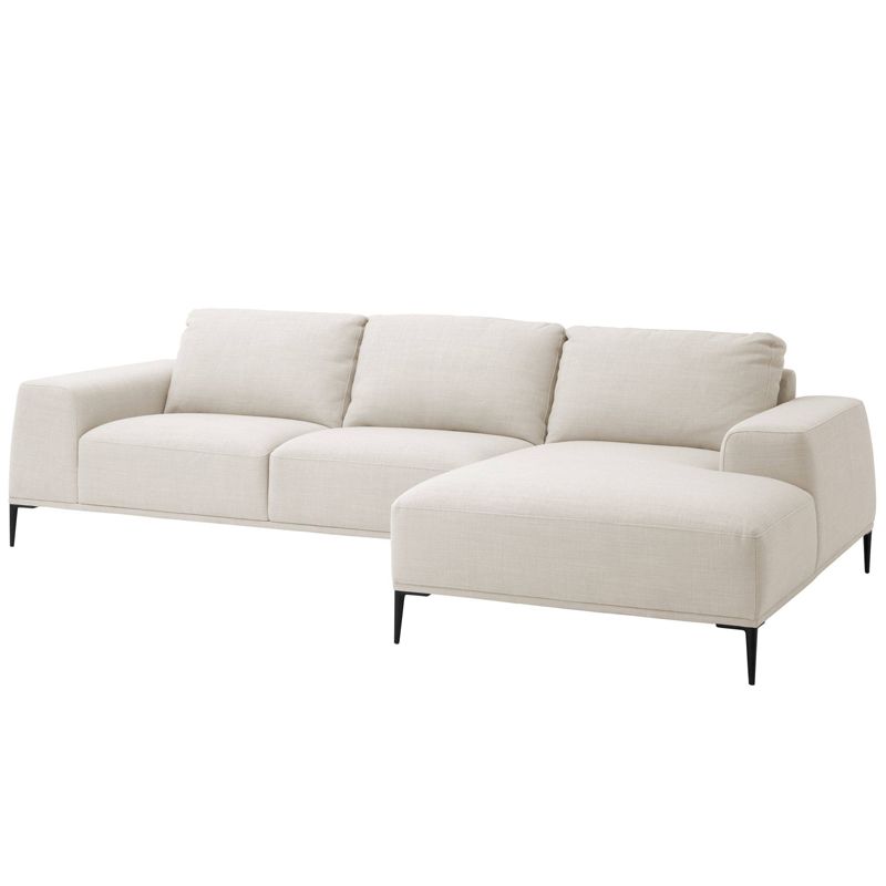Диван Eichholtz Lounge Sofa Montado natural Молочный Черный Диван Eichholtz Lounge Sofa Montado natural Молочный Черный в Орле | Loft Concept