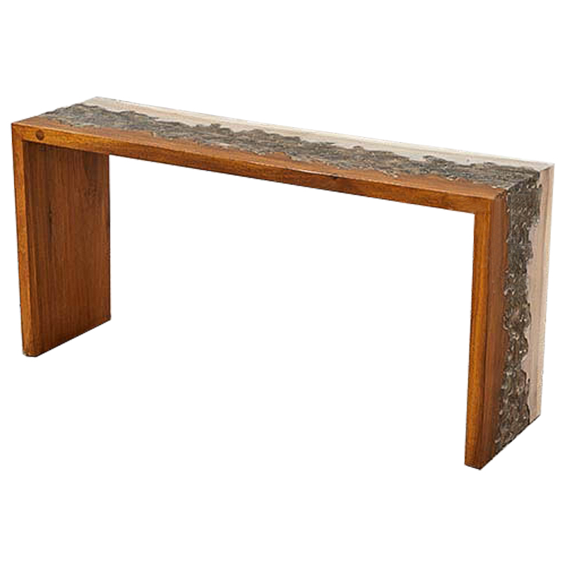 Консоль Current Tree Console Коричневый Серый Бежевый Консоль Current Tree Console Коричневый Серый Бежевый в Орле | Loft Concept