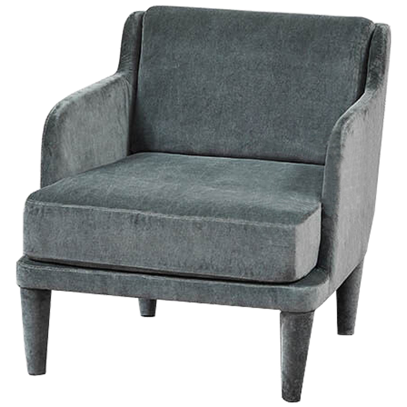 Кресло Elijah Armchair Серо-голубой Кресло Elijah Armchair Серо-голубой в Орле | Loft Concept