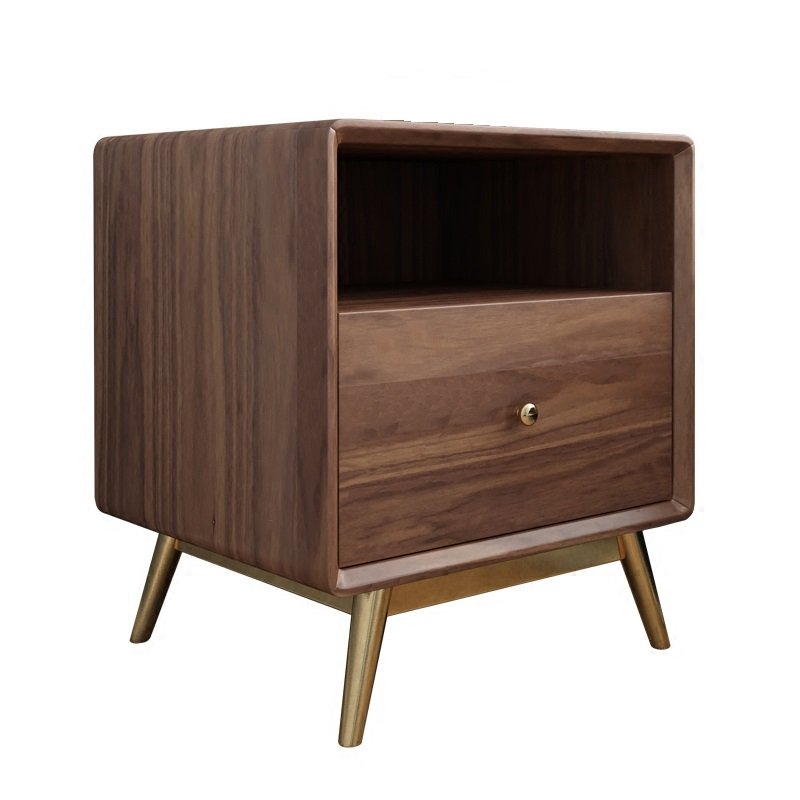 Тумба Walnut comode Орех Глянцевое золото в Орле | Loft Concept 