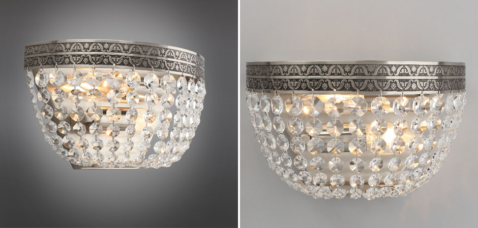 Бра Ancient Beads Серебристое Бра Ancient Beads Серебристое - Loft-Concept в Орле