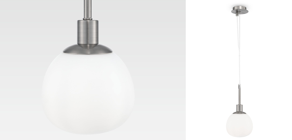 Подвесной светильник Tiepolo Ball Pendant Nickel Подвесной светильник Tiepolo Ball Pendant Nickel - Loft-Concept в Орле