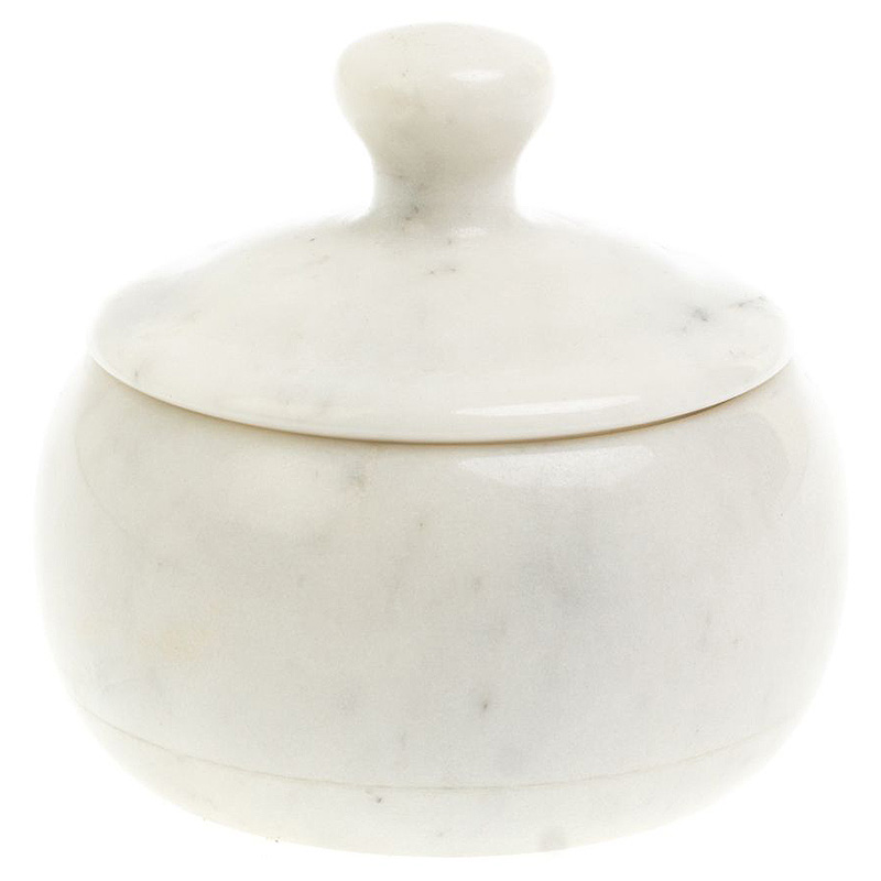 Сахарница из натурального камня Мрамор Белый Stone Sugar Bowls Белый Мрамор Bianco Сахарница из натурального камня Мрамор Белый Stone Sugar Bowls Белый Мрамор Bianco в Орле | Loft Concept