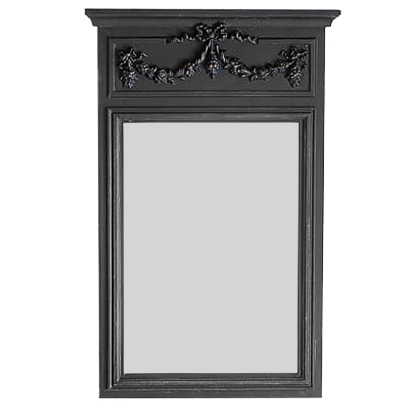 Зеркало Arcadie Mirror Black Винтажный черный Зеркало Arcadie Mirror Black Винтажный черный в Орле | Loft Concept