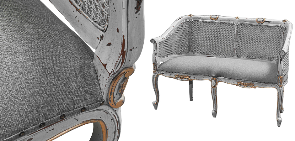 Диван Maria Antoinette Gray Sofa Диван Maria Antoinette Gray Sofa - Loft-Concept в Орле