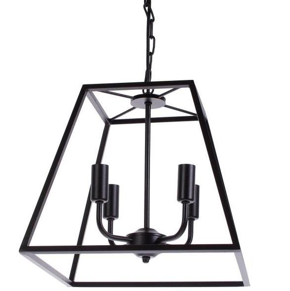Подвесной светильник Loft Industrial Ortogonal Pendant Trapeze Черный Подвесной светильник Loft Industrial Ortogonal Pendant Trapeze Черный в Орле | Loft Concept