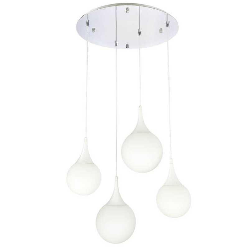 Люстра Leonars Chandelier Белый Люстра Leonars Chandelier Белый в Орле | Loft Concept