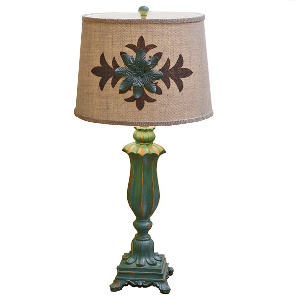 Настольная лампа Cross Ornament Provence table lamp Малахит (зеленый) Бежево-серый Настольная лампа Cross Ornament Provence table lamp Малахит (зеленый) Бежево-серый в Орле | Loft Concept