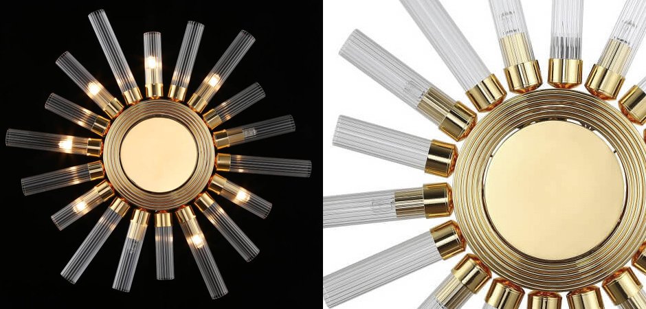 БРА Art Deco Sun Light Ceiling БРА Art Deco Sun Light Ceiling - Loft-Concept в Орле