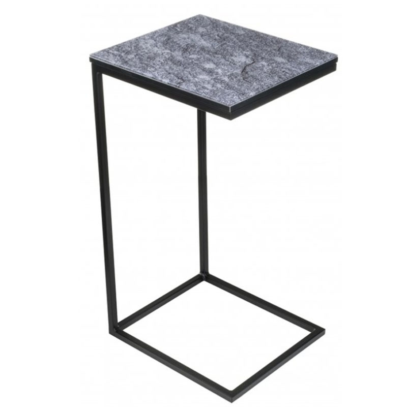 Приставной стол Zermatt Side Table gray Серый (Gray) Приставной стол Zermatt Side Table gray Серый (Gray) в Орле | Loft Concept