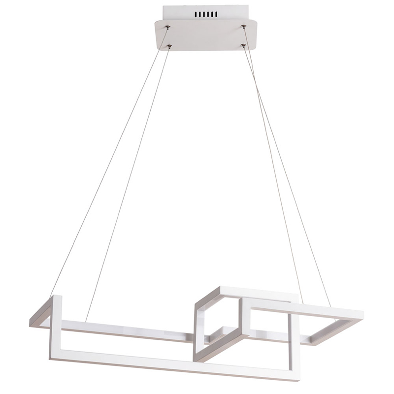 Люстра Esther Geometric White Chandelier I Белый Люстра Esther Geometric White Chandelier I Белый в Орле | Loft Concept