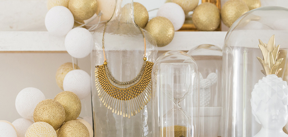 Гирлянда хлопковые фонарики Сotton Ball Shell-Gold - Loft-Concept в Орле